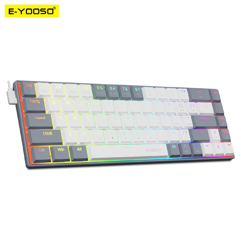 Pc Gaming Pink - E-YOOSO a68 rgb mini fino usb