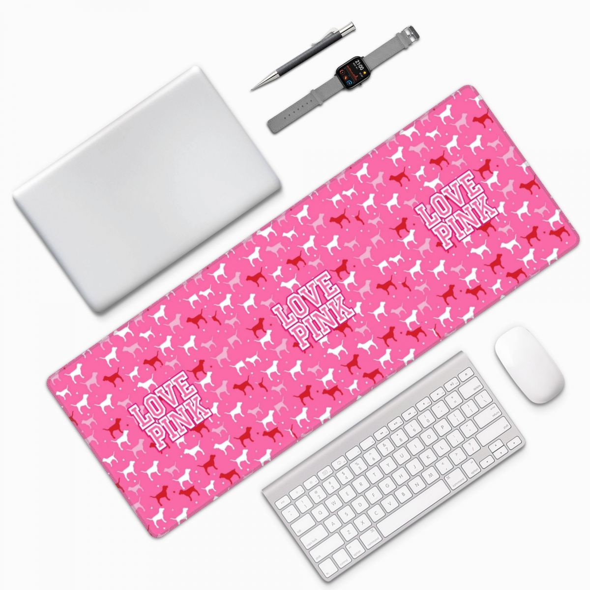 Pc Gaming Pink - Mouse Pad Grande Rosa Love para