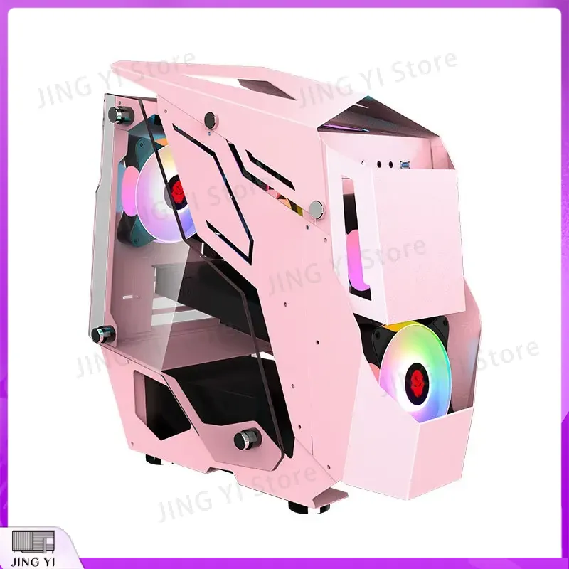 Pc Gaming Pink - Gabinete Mini ITX para PC Gamer,