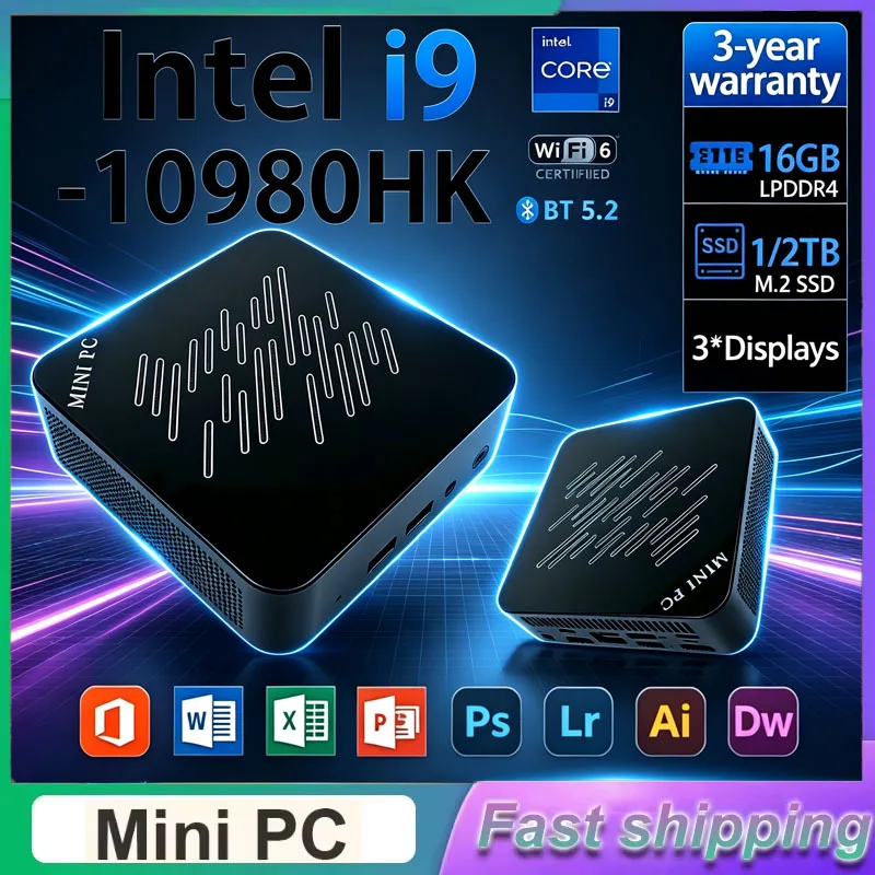 Pc Gaming Intel - Mini PC Gamer 2026 Intel i9-10980HK