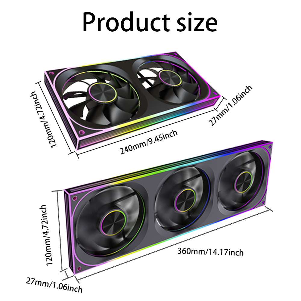 Ventoinha de Gabinete ARGB Int - Pc Water Cooling avaliação e preço