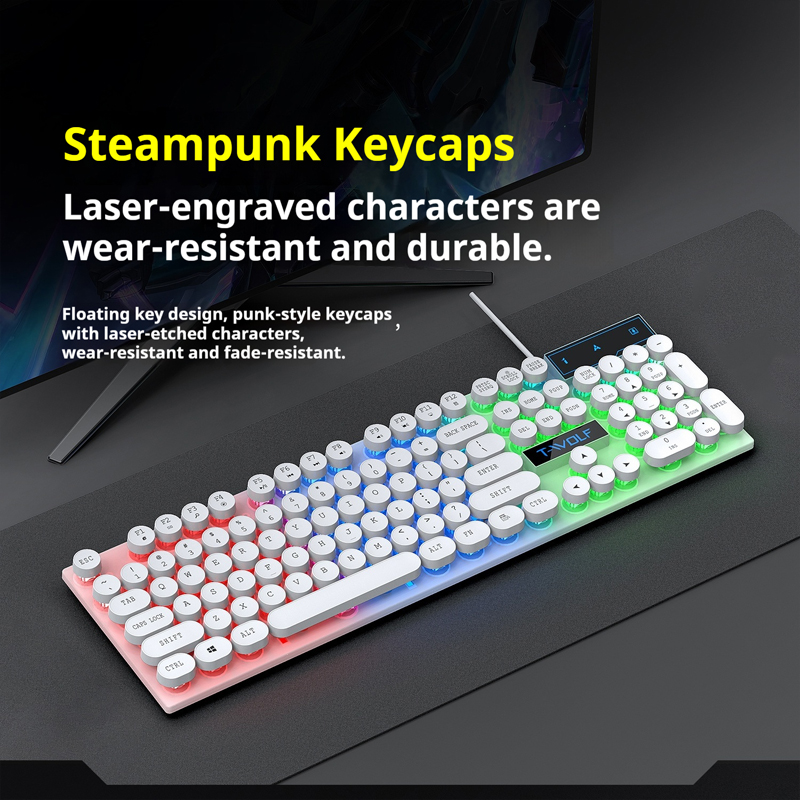 Teclado Gamer T11 T-WOLF 104 T - Pc Gaming Fullset avaliação e preço